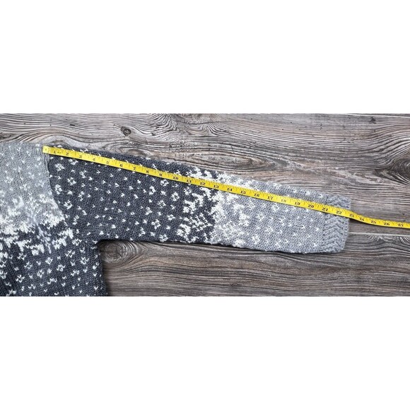 VTG Jones New York Sport Wool Blend Sweater Women's M Snowflake Nordic Fair Isle - Picture 8 of 10